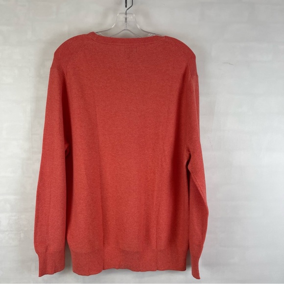 J.Crew 100% Cotton Crewneck Sweater Red Heather Long Sleeve Men’s Size Large NWT - Picture 12 of 13